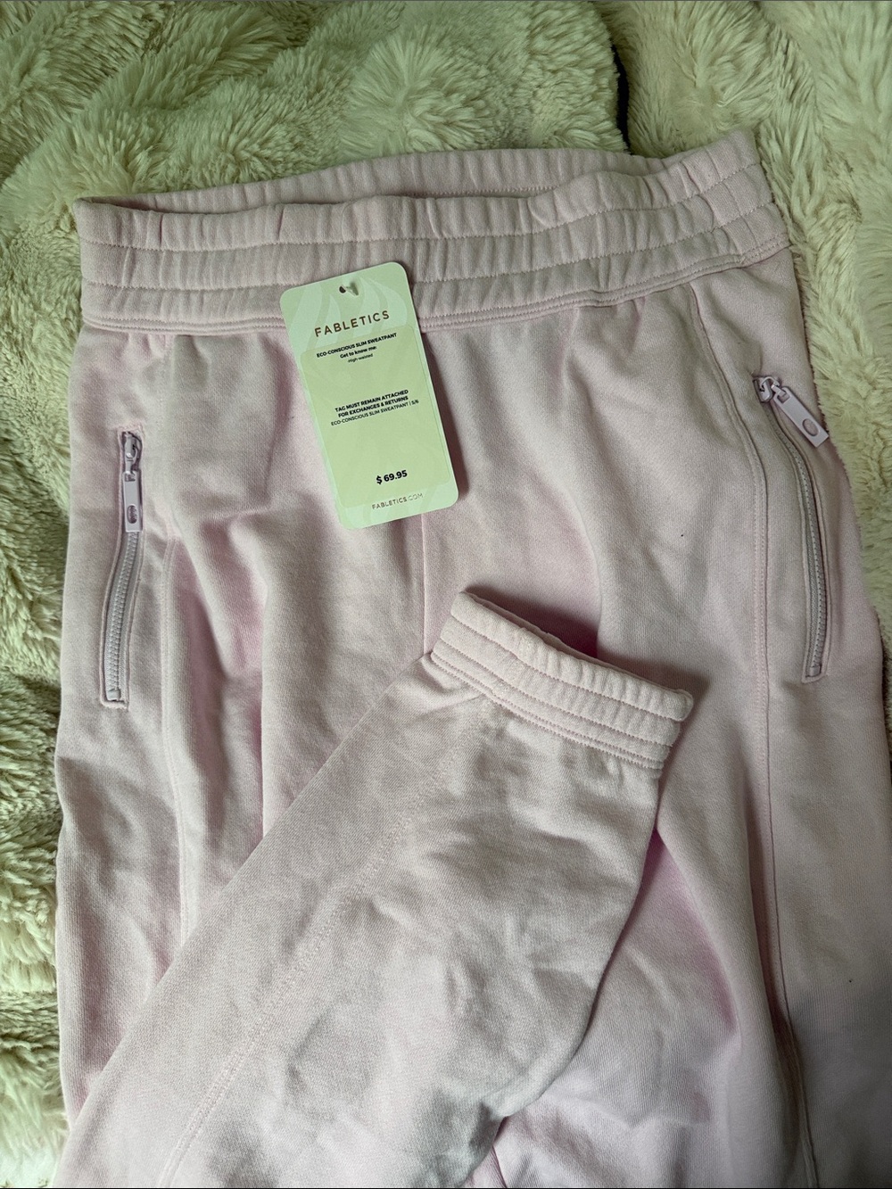 Fabletics Pink Jogger Sweatpants